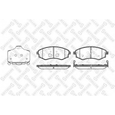 329 003B-SX STELLOX Комплект тормозных колодок, дисковый тормоз