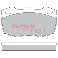 1170573 METZGER Комплект тормозных колодок, дисковый тормоз