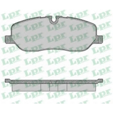 05P1360 LPR Комплект тормозных колодок, дисковый тормоз
