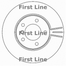 FBD1518 FIRST LINE Тормозной диск