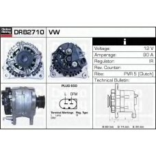 DRB2710 DELCO REMY Генератор