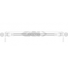 339619 SPIDAN Тормозной шланг