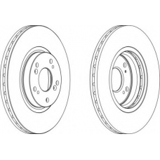 DDF1424C FERODO Тормозной диск