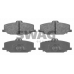 84 91 6655 SWAG Комплект тормозных колодок, дисковый тормоз