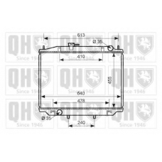 QER1622 QUINTON HAZELL Радиатор, охлаждение двигателя