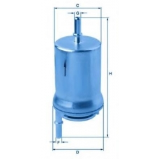 FI 6163 UNICO FILTER Топливный фильтр