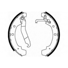GS8511 TRW Комплект тормозных колодок