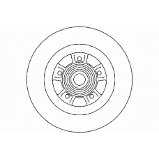 MDC1709 MINTEX Тормозной диск