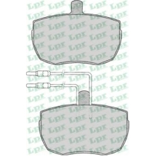 05P013 LPR Комплект тормозных колодок, дисковый тормоз