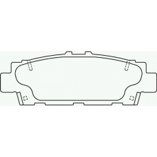 P 83 032 BREMBO Комплект тормозных колодок, дисковый тормоз