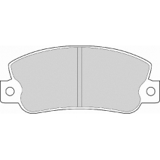 FD6250A NECTO Комплект тормозных колодок, дисковый тормоз