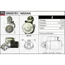 DRS5751 DELCO REMY Стартер