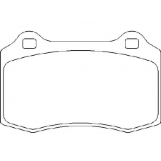 P 24 073 BREMBO Комплект тормозных колодок, дисковый тормоз