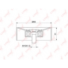 PB5136 LYNX Ролик натяжного механизма / приводной
