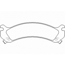 MDB2363 MINTEX Комплект тормозных колодок, дисковый тормоз