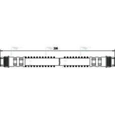 HOS3255 APEC Тормозной шланг
