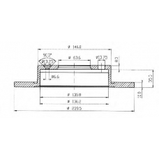 BDC3611 QUINTON HAZELL Тормозной диск