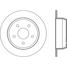 BDR1862.10 OPEN PARTS Тормозной диск