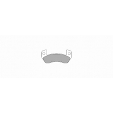 972 SIMER Комплект тормозных колодок, дисковый тормоз