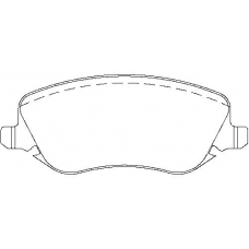 MDB2362 MINTEX Комплект тормозных колодок, дисковый тормоз