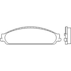 MDB2731 MINTEX Комплект тормозных колодок, дисковый тормоз