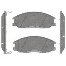 SP 649 PR SCT Комплект тормозных колодок, дисковый тормоз