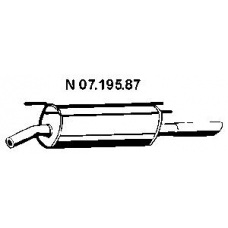 07.195.87 EBERSPACHER Глушитель выхлопных газов конечный