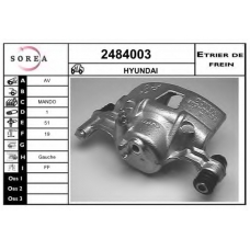 2484003 EAI Тормозной суппорт