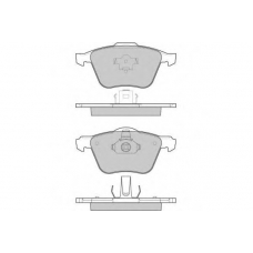 12-1187 E.T.F. Комплект тормозных колодок, дисковый тормоз