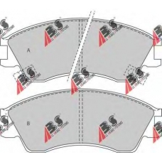 36738 ABS Комплект тормозных колодок, дисковый тормоз