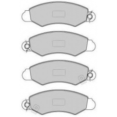 FBP-1732 FREMAX Комплект тормозных колодок, дисковый тормоз