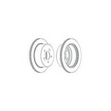 DDF2170C FERODO Тормозной диск