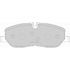 FD7159A NECTO Комплект тормозных колодок, дисковый тормоз
