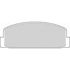 FD6554A NECTO Комплект тормозных колодок, дисковый тормоз