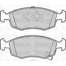 BBP2322 BORG & BECK Комплект тормозных колодок, дисковый тормоз