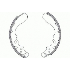 18492751503 S.b.s. Комплект тормозных колодок