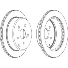 DDF687-1 FERODO Тормозной диск