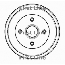 FBR678 FIRST LINE Тормозной барабан