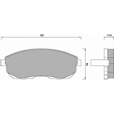 449781 ROULUNDS Disc-brake pad, front