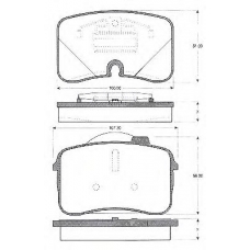 BLF883 QUINTON HAZELL Комплект тормозных колодок, дисковый тормоз