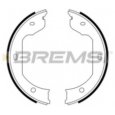 GF0081 BREMSI Комплект тормозных колодок, стояночная тормозная с