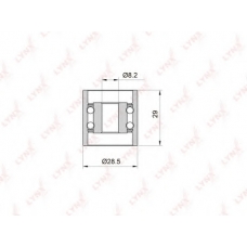 PB-3004 LYNX Ролик ремня грм audi a3 1.9d-2
