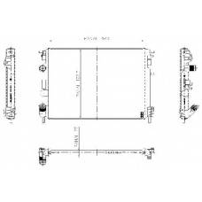 1020790803 ORDONEZ Радиатор, охлаждение двигателя