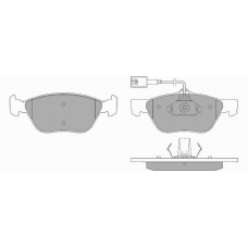 648.1 SIMER Комплект тормозных колодок, дисковый тормоз