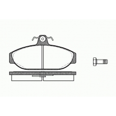 0156 00 KAWE Комплект тормозных колодок, дисковый тормоз