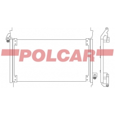 3065K81X POLCAR Skraplacze klimatyzacji