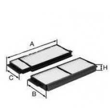 XC544 UNIFLUX FILTERS Фильтр, воздух во внутренном пространстве
