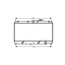 HD2011 AVA Радиатор, охлаждение двигателя