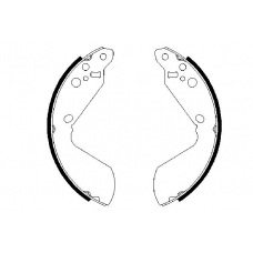 0 986 487 470 BOSCH Комплект тормозных колодок