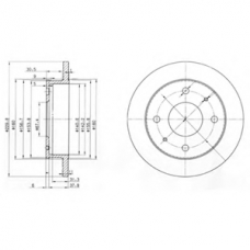 BG3618 DELPHI Тормозной диск